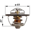 Termosztát New Holland 504384724, 84383461, 2853135