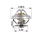Termosztát Deutz-Fahr 4224847, 04224847