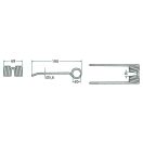 Rendfelszedő fog Claas 5259182390 (190 mm x 69 mm)