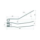 Rendsodró fog Krone 52520048768.0F (640 mm x 70 mm)