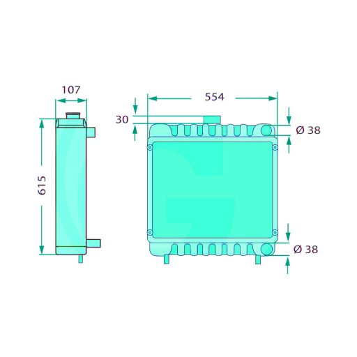 Hűtő New Holland 5169275
