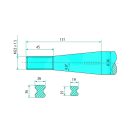 Homlokrakodó tüske Van Lengerich 43009202200 - 910 mm