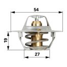 Termosztát John Deere RE64354