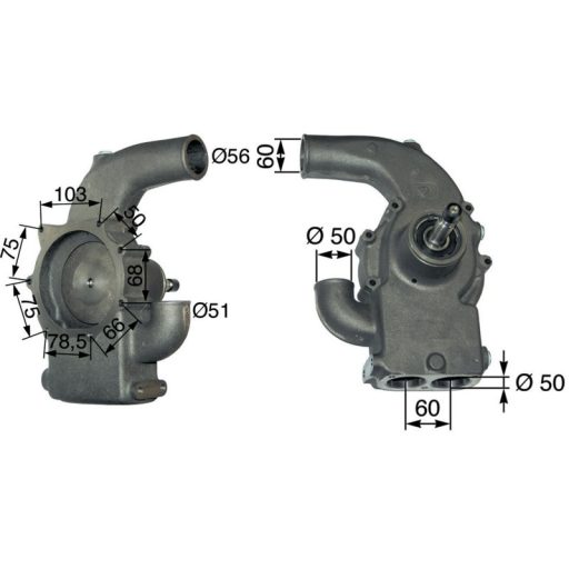 Vízszivattyú Landini 41313027, U5MW0133