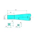 Homlokrakodó tüske Weidemann 43008102200 - 810 mm
