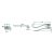Rendterítő fog bal JF-Stoll 5250124200 (441 mm x 90 mm)