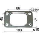 Toroktömítés New Holland 162000110701, 47107817