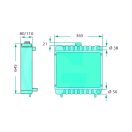 Hűtő John Deere AL39290, AL31503, AL38373