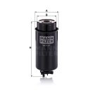 Üzemanyagszűrő MANN-FILTER WK8187 - Claas