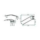 Rendterítő fog Deutz-Fahr 52506580391 (370 mm x 102 mm)