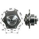 Vízszivattyúbetét New Holland 82847714, 87801641, 87840689, 87840823