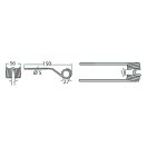 Rendfelszedő fog Strautmann 5259160110620 (150 mm x 56 mm)