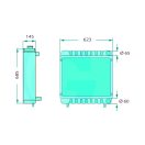 Hűtő John Deere AL220813, AL205548