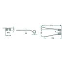 Rendterítő fog PZ 525PZ111 (375 mm x 113 mm)