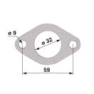 Kipufogótorok-tömítés Eicher 4223501M1, 0490481