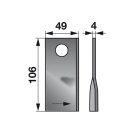 Kaszapenge készlet bal Fella 106 x 49 x 4 mm (25 db)