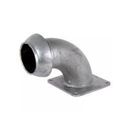   Perrot csatlakozó V-elem karimával 90° 6" - 180 x 180 mm karimával