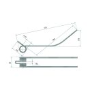 Rendsodró fog BCS 525525133 (550 mm x 89 mm)