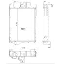 Hűtő John Deere AL56375