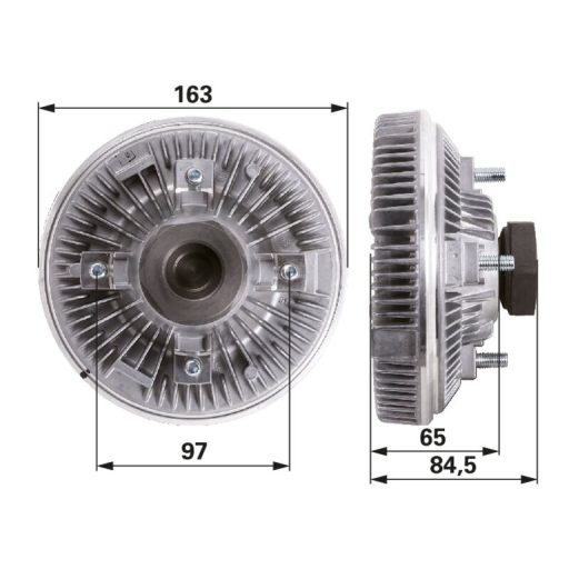 Viszkokuplung New Holland 81862862, E9NN8A616AA, AM-17763-1-M