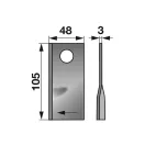 Kaszapenge készlet jobb Niemeyer 105 x 48 x 3 mm (25 db)