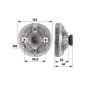 Viszkokuplung Massey Ferguson AM-20004253-M, 4292762M1