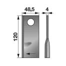 Kaszapenge készlet jobb Niemeyer 120 x 48,5 x 4 mm (25 db)