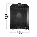 Hűtő Steyr 135700530232, 135700530015