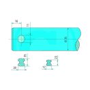 Homlokrakodó tüske Mailleux 43008500000 - 850 mm