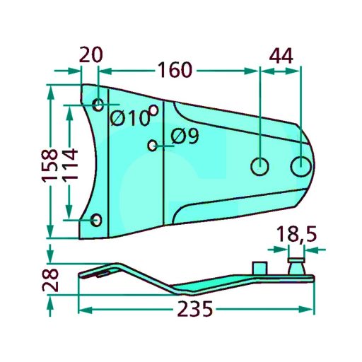 Kaszapenge tartó Fella 140308, 122538