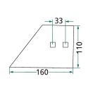 Trágyabeforgató ekevas készlet Gassner 560159290900 (jobb)