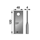 Kaszapenge készlet jobb Niemeyer 120 x 48 x 4 mm (25 db)