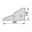 Ekenád csúcs készlet Kuhn 56028223120 (jobb)