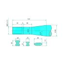 Homlokrakodó tüske McHale 43008002206 - 800 mm