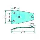 Kaszapenge tartó Taarup VGEU056K0, EU-056, EU-056K0