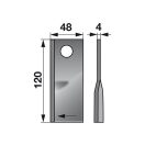 Kaszapenge készlet jobb Lely 120 x 48 x 4 mm (25 db)