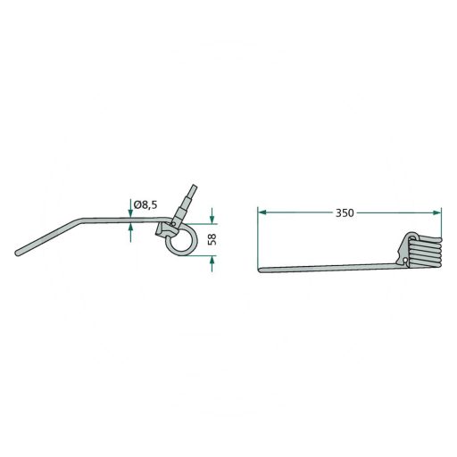Rendsodró fog PZ 525PZ00387 (350 mm)