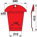Csúszótalp Niemeyer 50958, 050958