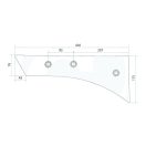 Kormánylemez előtét Rabe 5602200007 (bal)