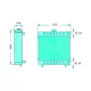 Hűtő Deutz-Fahr 4438383, 04438383