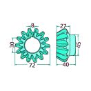 Kúpfogaskerék Krone 6471538950F