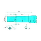 Homlokrakodó tüske Frost 43011002701 - 1100 mm