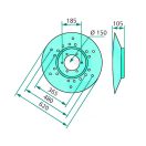 Kaszatányér Pöttinger 0+ 333.60.073.0