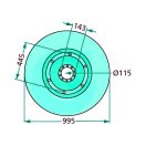 Csúszótányér Kuhn Z1100370