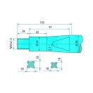 Homlokrakodó tüske Strautmann 43010002001 - 1000 mm