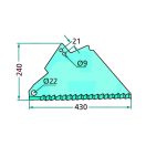 Rakodókocsi kés Strautmann 52548817500F