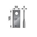 Kaszapenge készlet jobb John Deere 105 x 50 x 4 mm (25 db)