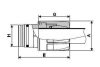 Gyorscsatlakozó Arag 20 mm - T3M