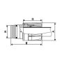 Gyorscsatlakozó Arag 1/2" - T3 M