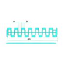 Láncszakasz kocsányeltávolító szalaghoz Braud 838820142